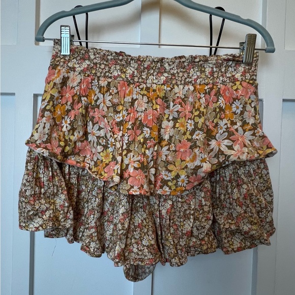 American Eagle Outfitters Pants - American Eagle Skort Tierd Ruffle Siz Medium Coquette Cottagecore Fairy Bohemian